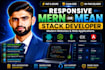 develop responsive mern or mean stack website and web application