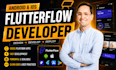be flutterflow mobile app developer, build flutterflow mobile app fintech app