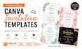 create digital wedding invitation wedding invitation design and canva invitation