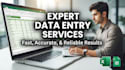 provide expert data entry services