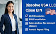 dissolve US llc close ein llc dissolution close llc amendment