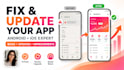 fix bugs and update your existing mobile app