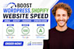boost wordpress, shopify website speed mobile desktop pagespeed gtmetrix score
