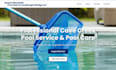 build wix pool service website pool cleaning maintenance service website