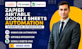 zapier airtable google sheets automation workflow