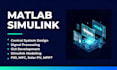 do matlab simulink, control system, pid, mpc, gui and signal processing