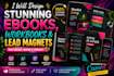 create a clean minimalist canva ebook workbook   pdf and leadmagnet