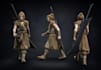 model 3d game character, character rigging animation combat retargeting in unity