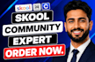 skool community setup online course creation and community management