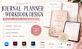 journal planner workbook canva ebook digital planner amazon KDP interior