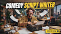 write comedy script, movie script, screenplay, meme, funny script script writing
