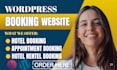 design wordpress booking website, hotel booking and redesign wordpress booking