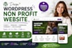 design wordpress non profit website charity donation fundraising community site
