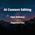 do ai content editing, rewriting and humanizing