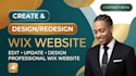 create wix website design redesign edit or update professional wix website