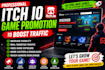 do itch io game promotion to boost traffic