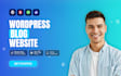 design wordpress blog website with elementor for your business