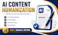 humanize ai generated content naturally