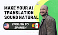 proofread your spanish ai translation