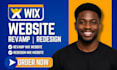 revamp wix website revamp wix website redesign edit wix site revamp wix website