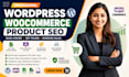 import woocommerce products via CSV XML or excel