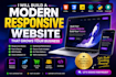 design and develop a modern business and startup website