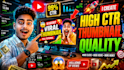 create high CTR youtube thumbnails that increase views