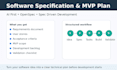 turn your software idea into a mvp plan and specification