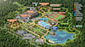 design campground map, rv park map, glamping map, resort map, trail map