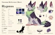 create a custom furry and fursona reference sheet