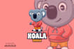 design a professional custom koala logo