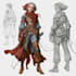 draw a fantasy character ilustration
