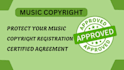 handle your music copyright registration to avoid infringement