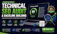 provide technical SEO audit, backlink building