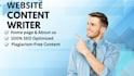 write engaging website content, about us page, and home page
