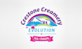 design creamery evolution food ice cream logo
