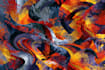 paint digital abstract art works