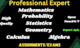 help you in math statistics calculus algebra geometry and probability