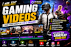 create a youtube gaming video
