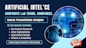 design an enterprise artificial intelligence course presentation and slide deck