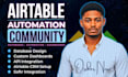 setup airtable database airtable automation, airtable crm, airtable softr webapp