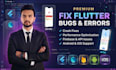 fix flutter bugs, errors, crashes, and performance issues