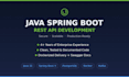 develop a rest API with java spring boot and postgresql