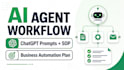 create a custom ai agent workflow and chatgpt prompt system