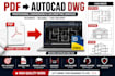 draw architectural floor plans, elevations and sections