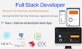 be your full stack web developer, saas app developer, mern stack developer