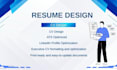 design an ats friendly executive resume and CV