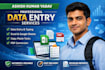 do accurate data entry, copy paste, web research and excel data entry