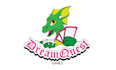 design cute and playful vibrant dragon logo