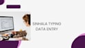 do professional sinhala typing and data entry jobs
